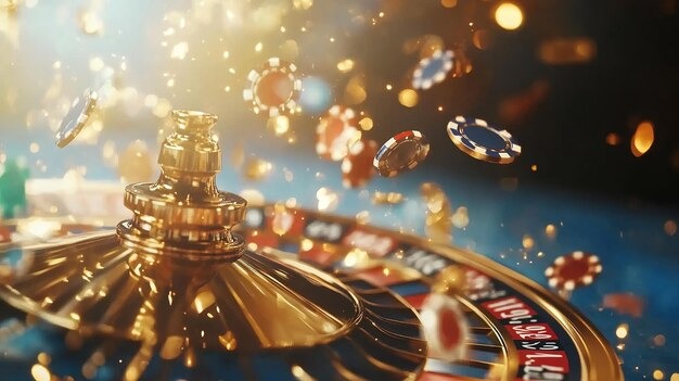 Live casino table with multiple game options displayed